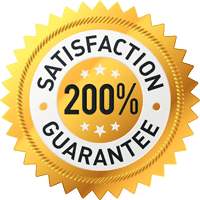 200 percent satisfaction guarantee