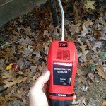 home inspector uses gas detector