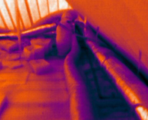 thermal imaging can be used to inspect hvac components