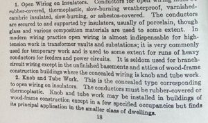 1947 NEC definition of knob and tube