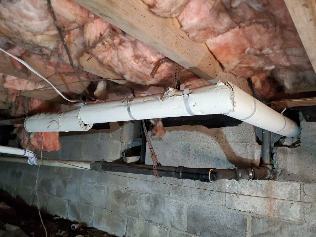 what does asbestos pipe insulation look like