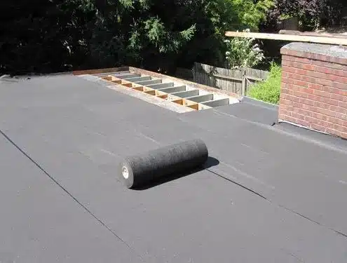example of roll roofing