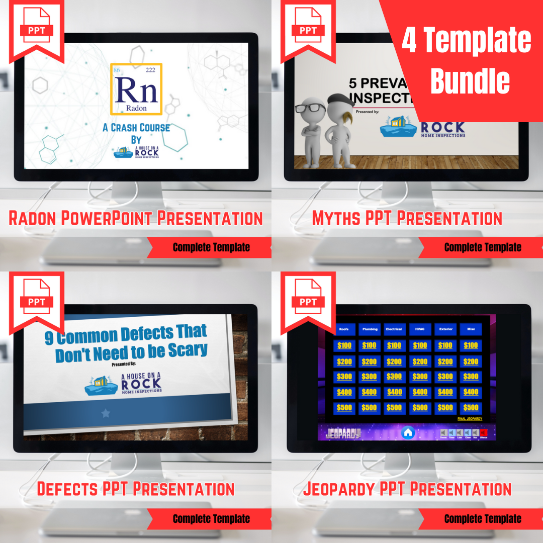 powerpoint template bundle for home inspector marketing
