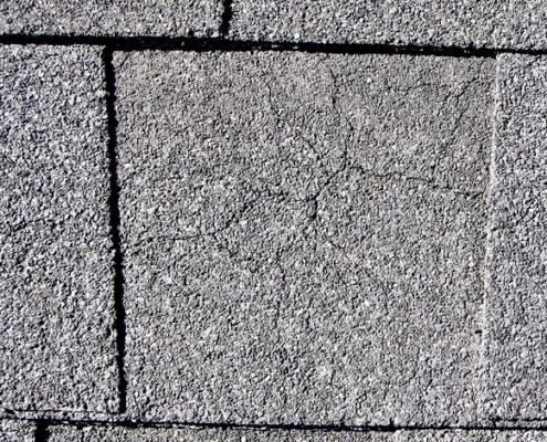 identifying asphalt shingle craze cracking